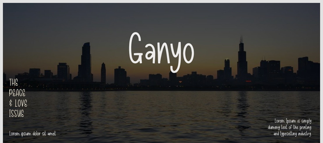 Ganyo Font