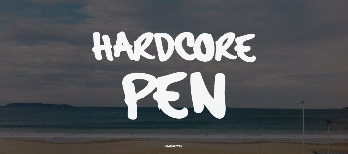 Hardcore Pen Font Family