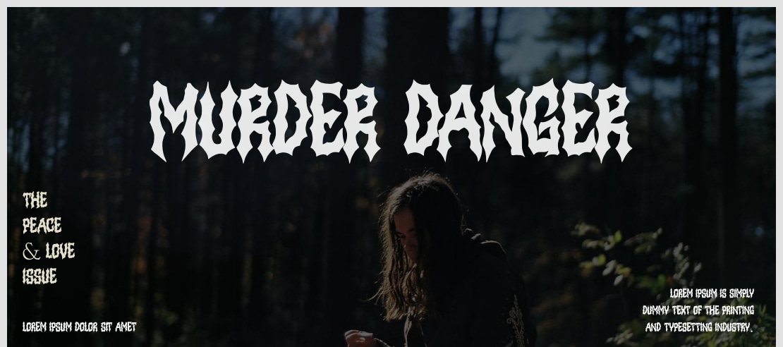 MURDER DANGER Font