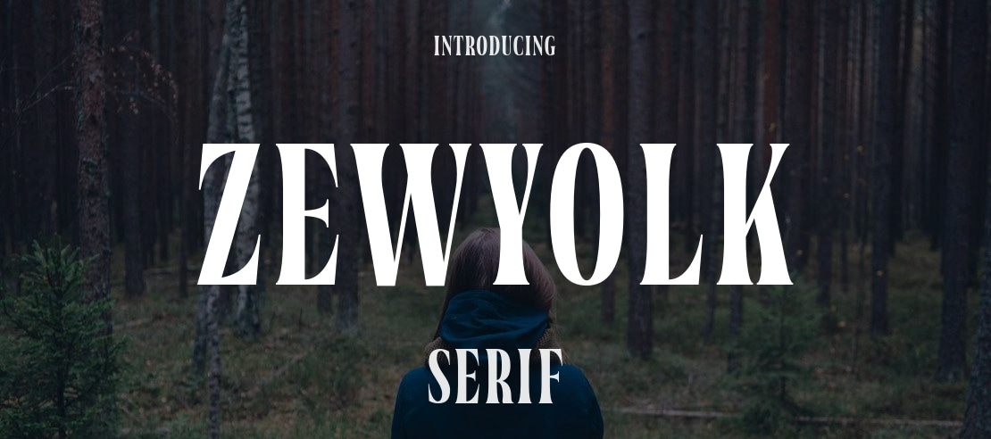 Zewyolk Font