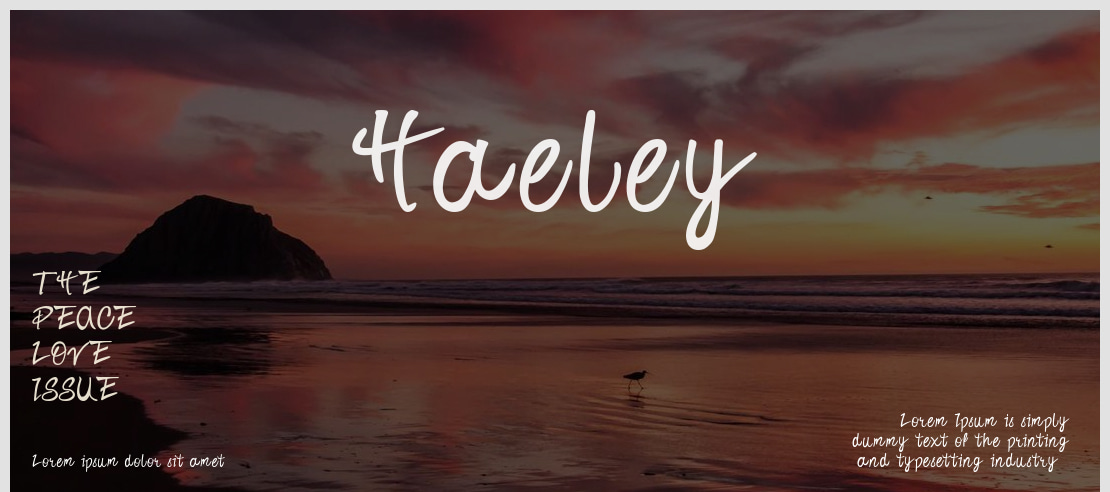 Haeley Font