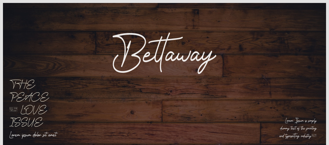 Bettaway Font
