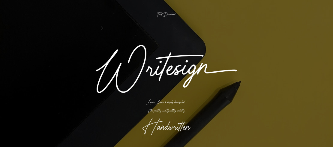 Writesign Font