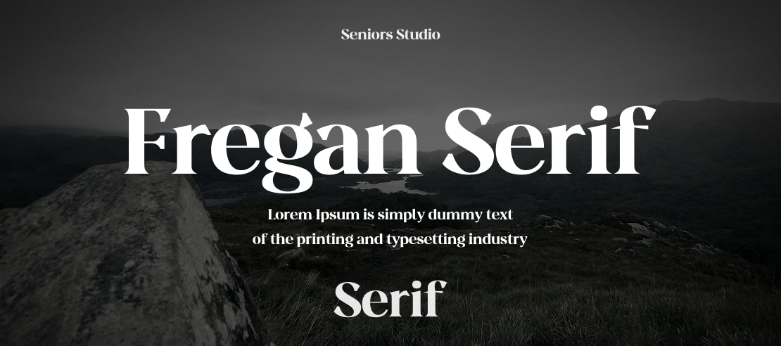 Fregan Serif Font