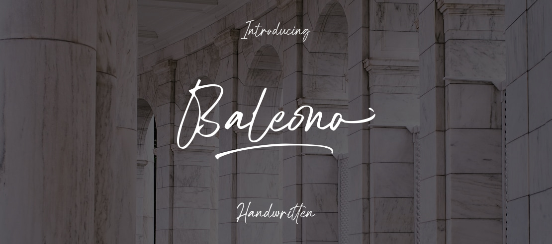 Baleono Font