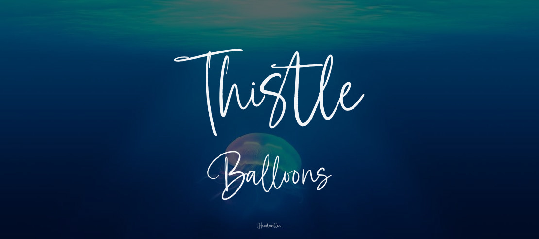 Thistle Balloons Font