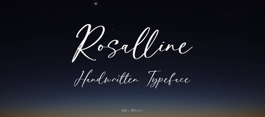 Rosalline Handwritten Font