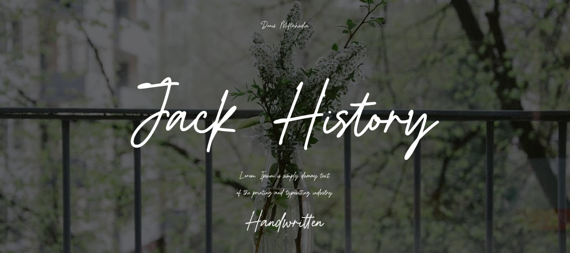 Jack History Font