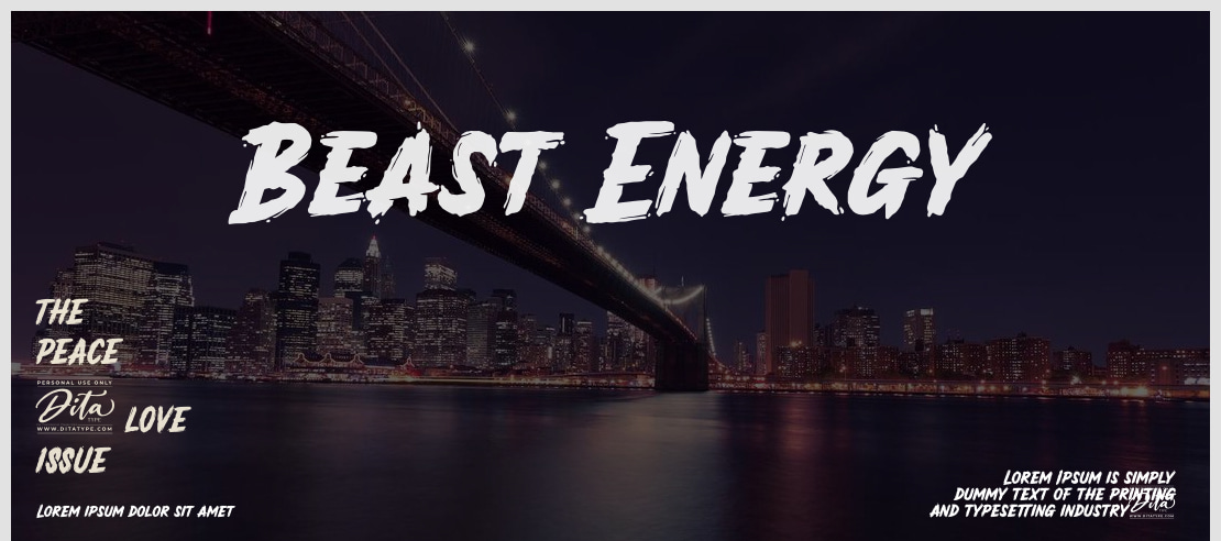 Beast Energy Font