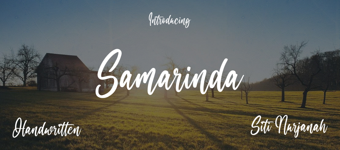 Samarinda Font