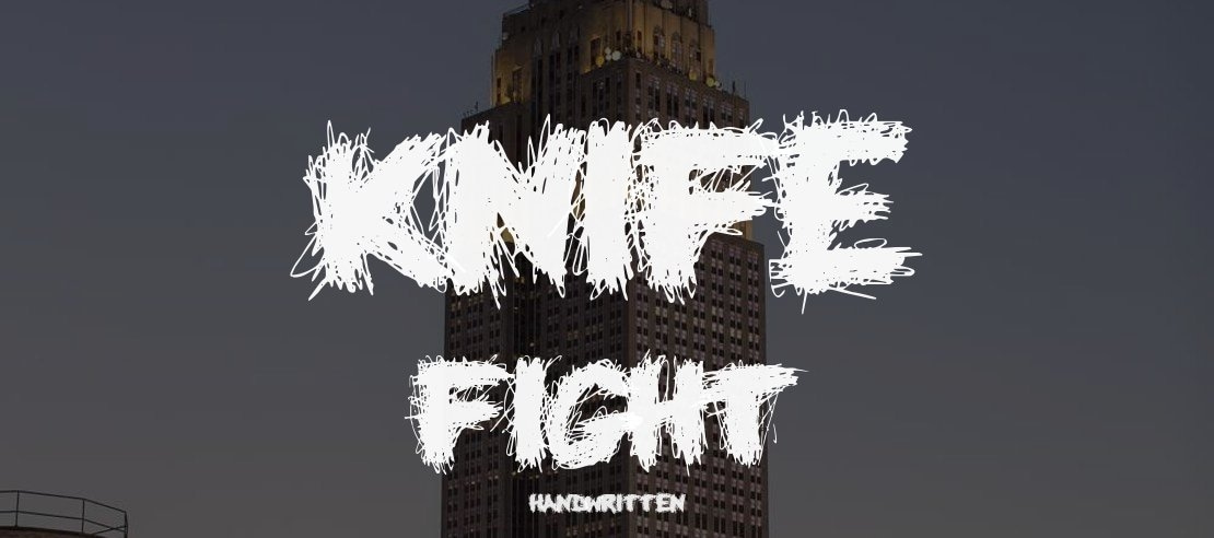 Knife Fight Font