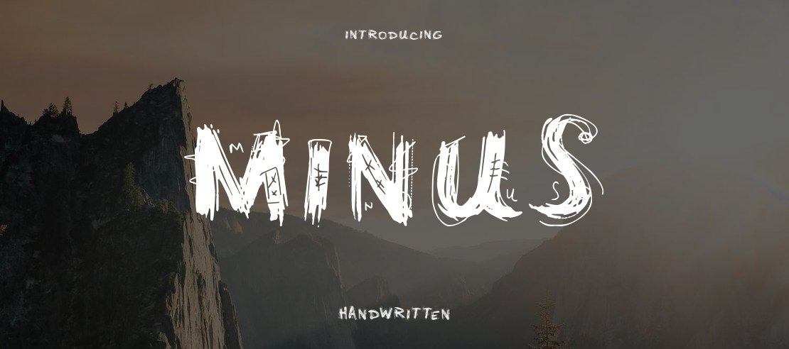 Minus Font