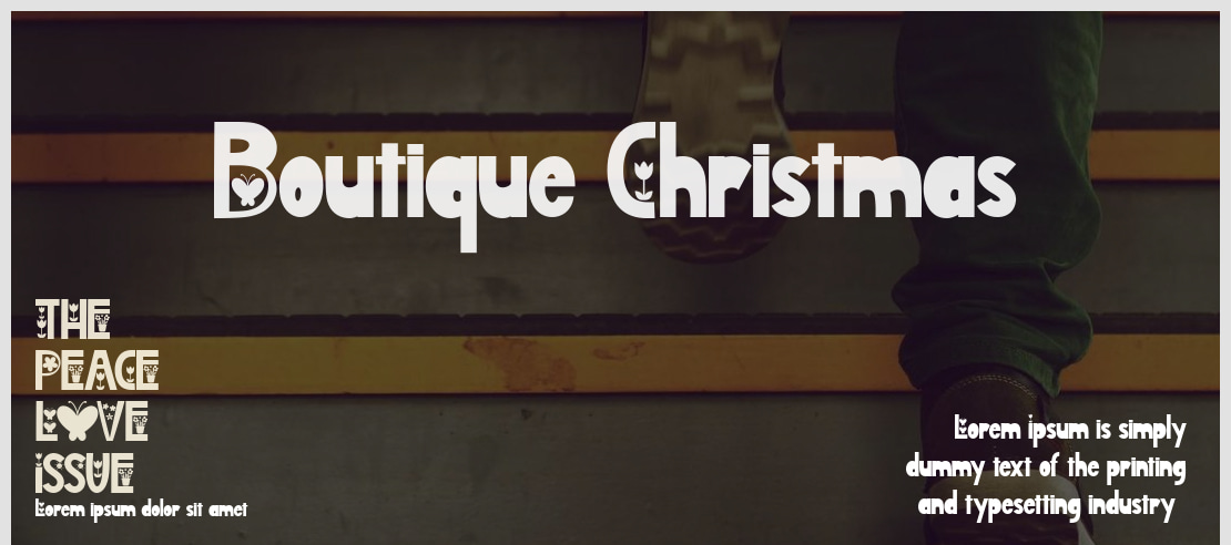 Boutique Christmas Font