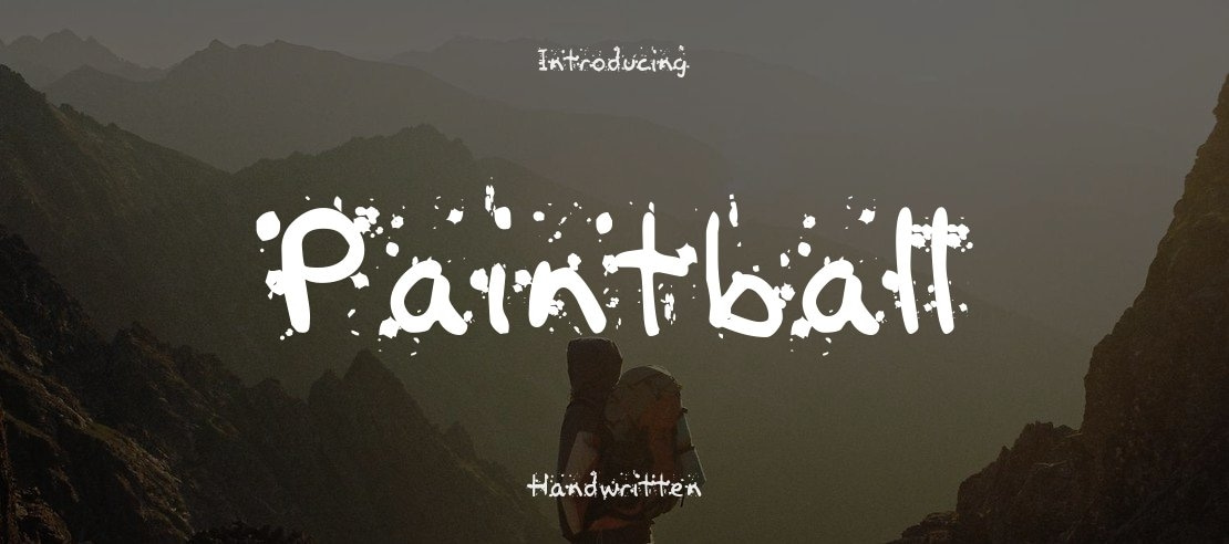 Paintball Font