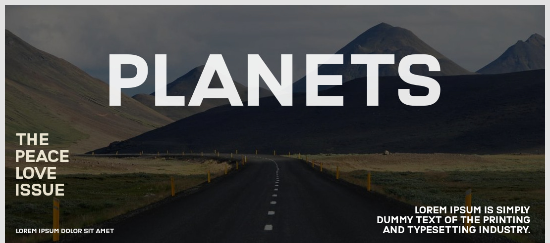 Planets Font