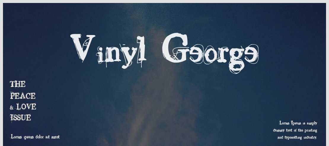 Vinyl George Font