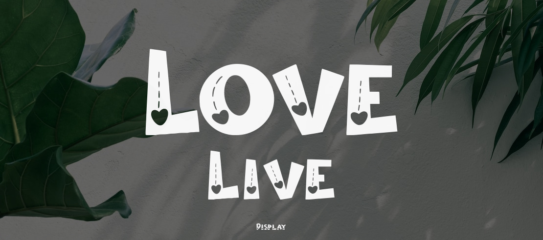 Love Live Font