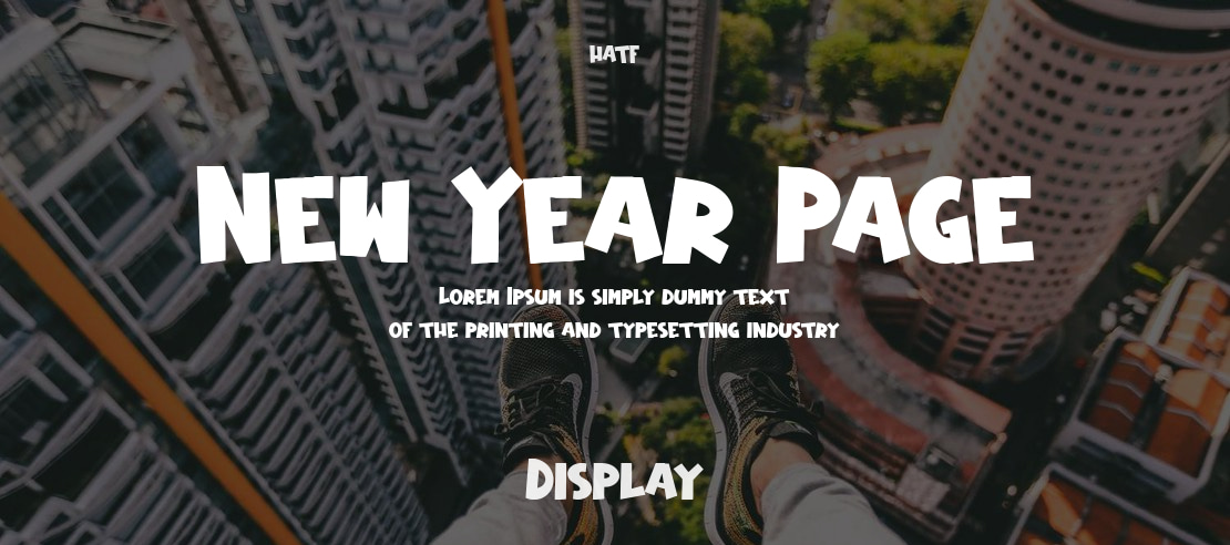 New Year Page Font