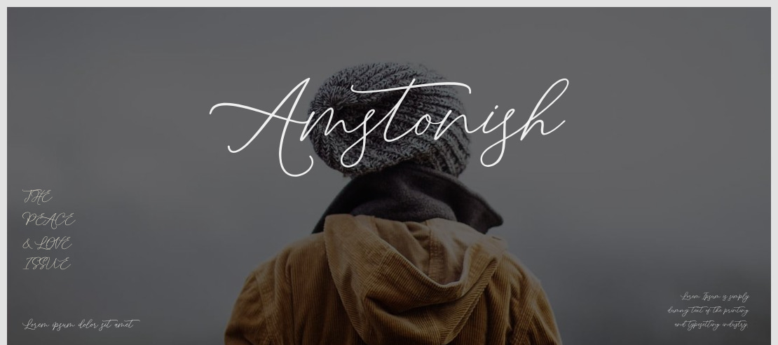 Amstonish Font