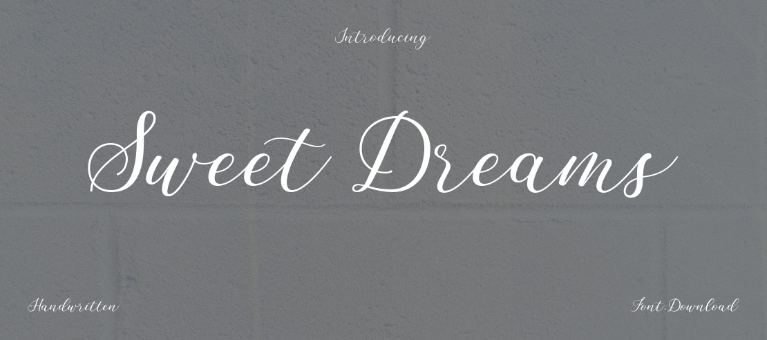 Sweet Dreams Font