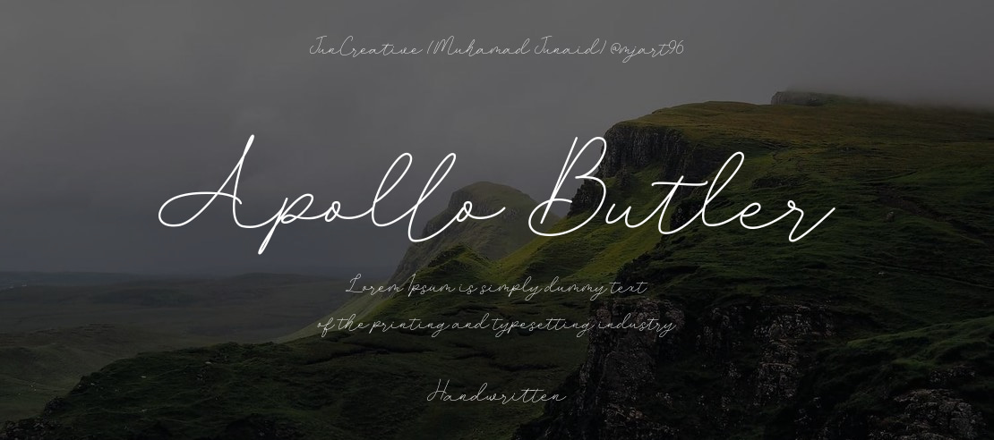 Apollo Butler Font