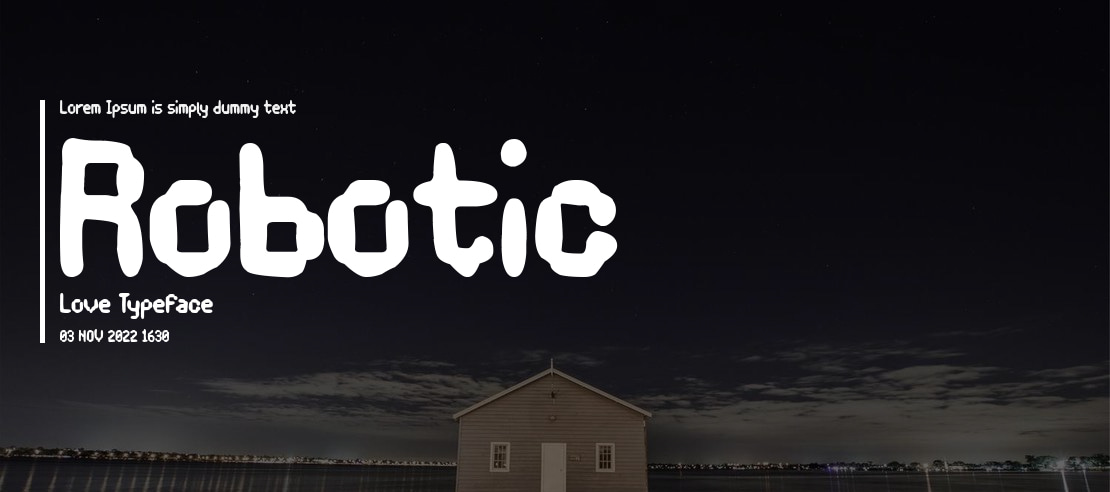 Robotic Love Font