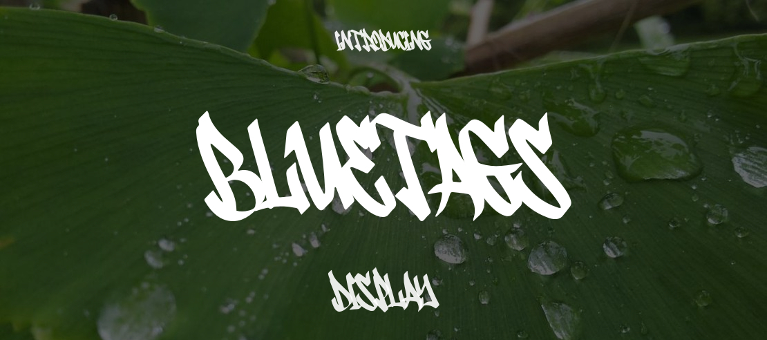 Bluetags Font