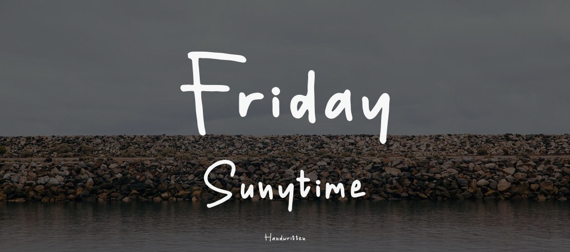 Friday Sunytime Font