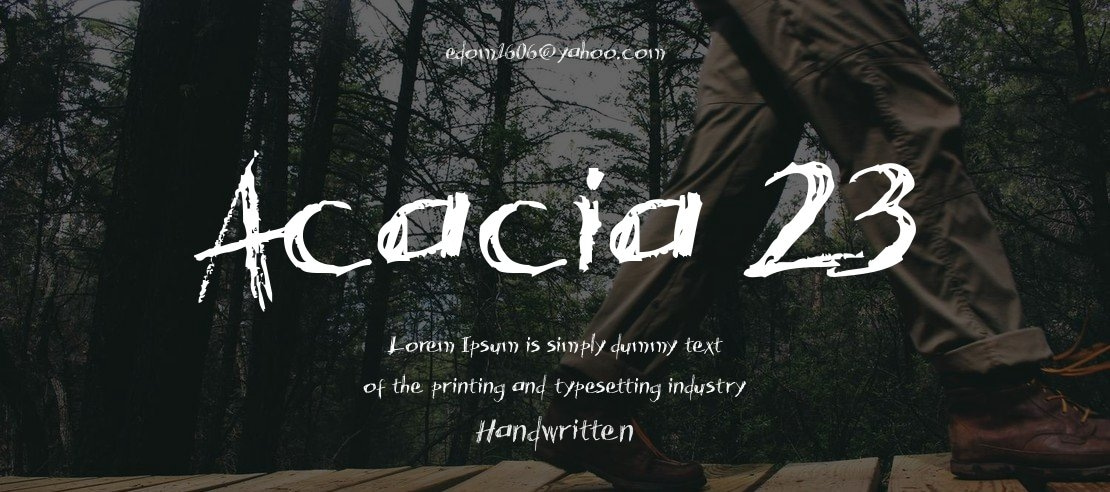 Acacia 23 Font