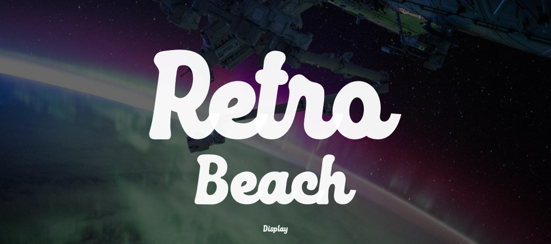 Retro Beach Font