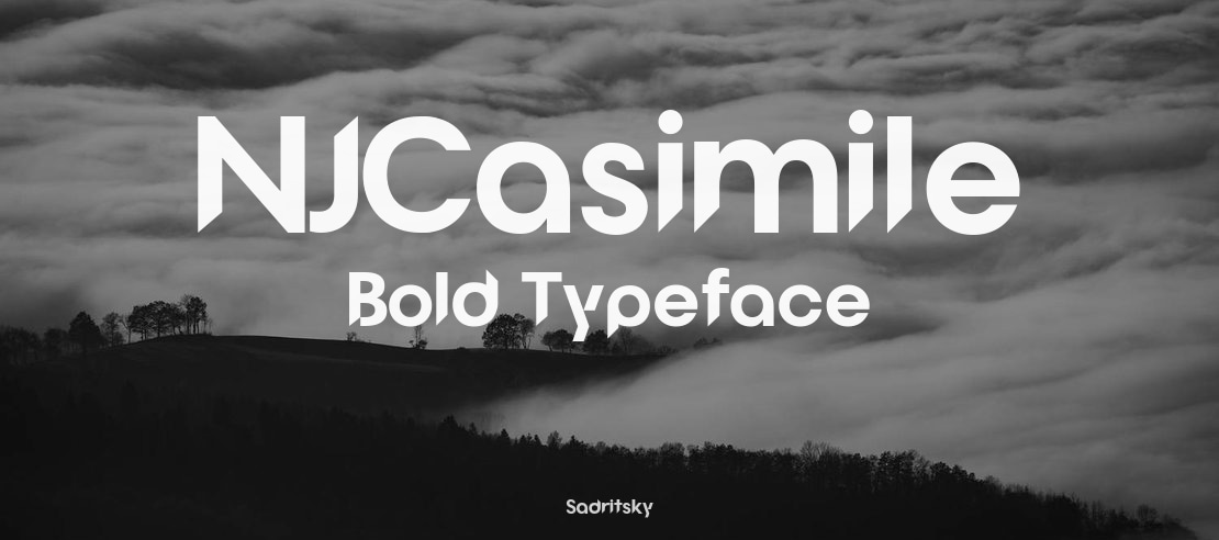 NJCasimile Bold Font