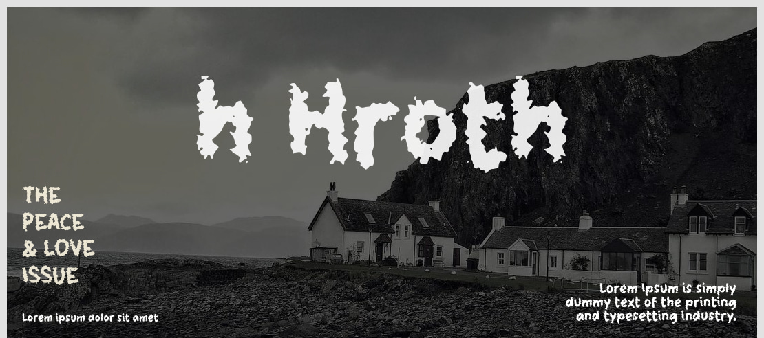 h Hroth Font