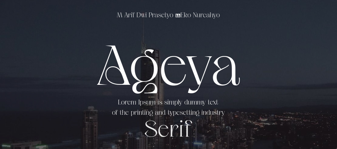 Ageya Font