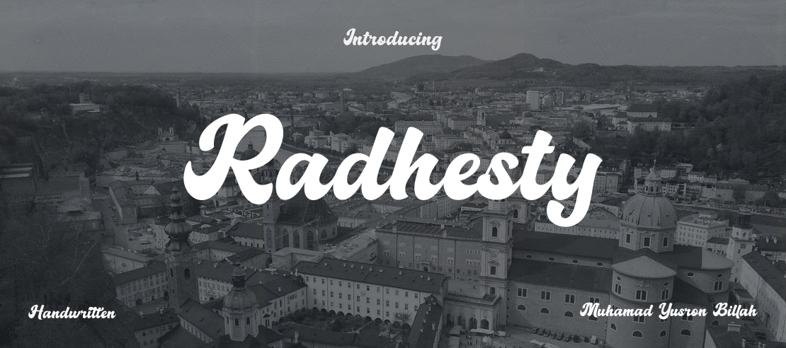 Radhesty Font