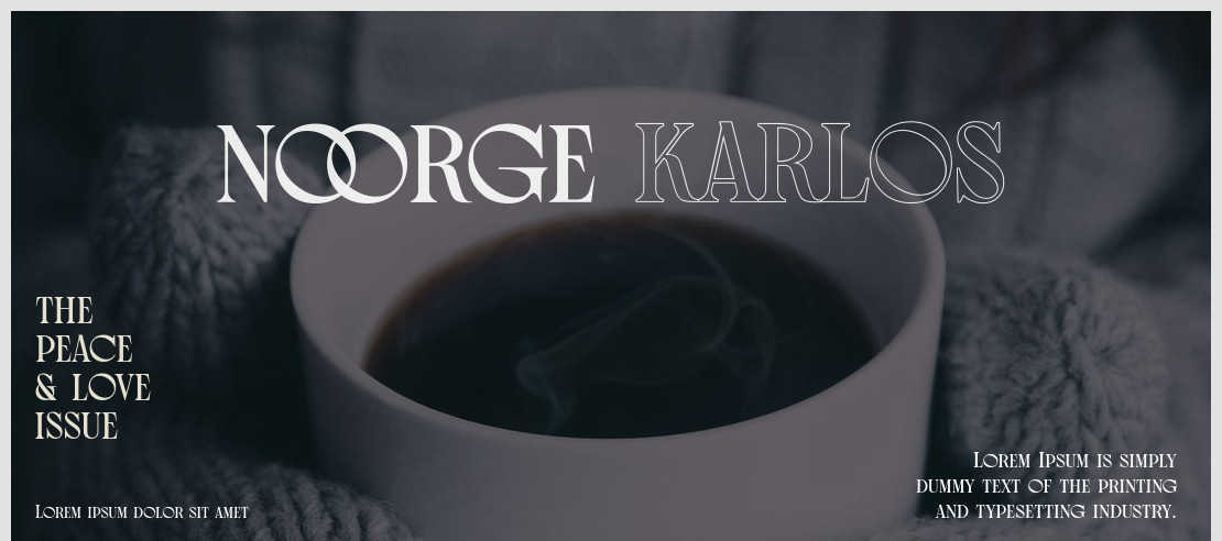 Noorge Karlos Font