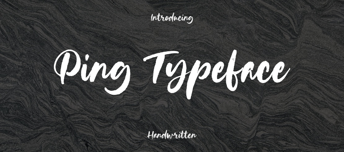 Ping Typeface Font