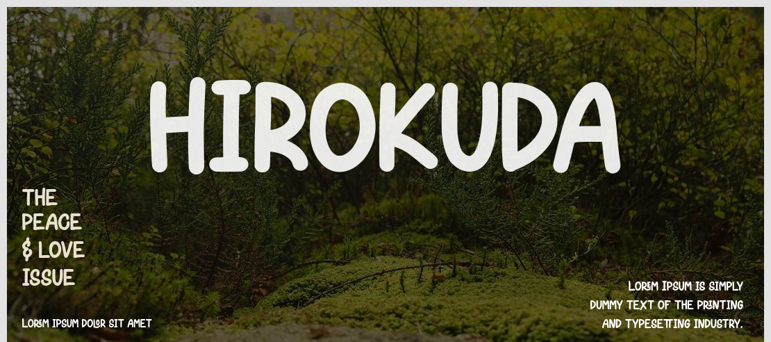 HIROKUDA Font