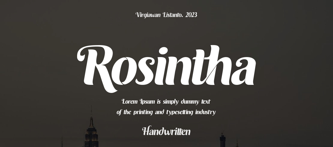 Rosintha Font