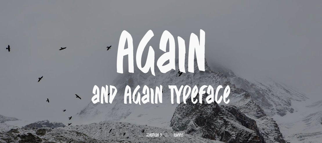 Again and Again Font