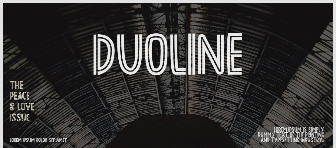 DUOLINE Font