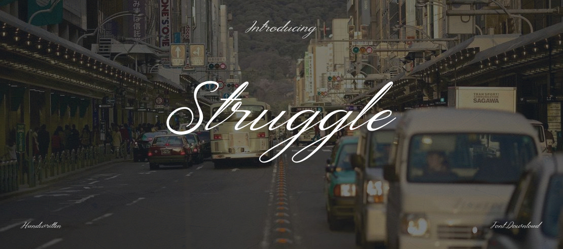 Struggle Font