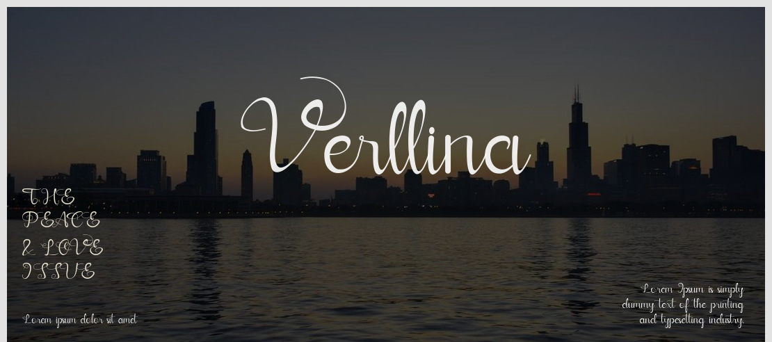 Verllina Font