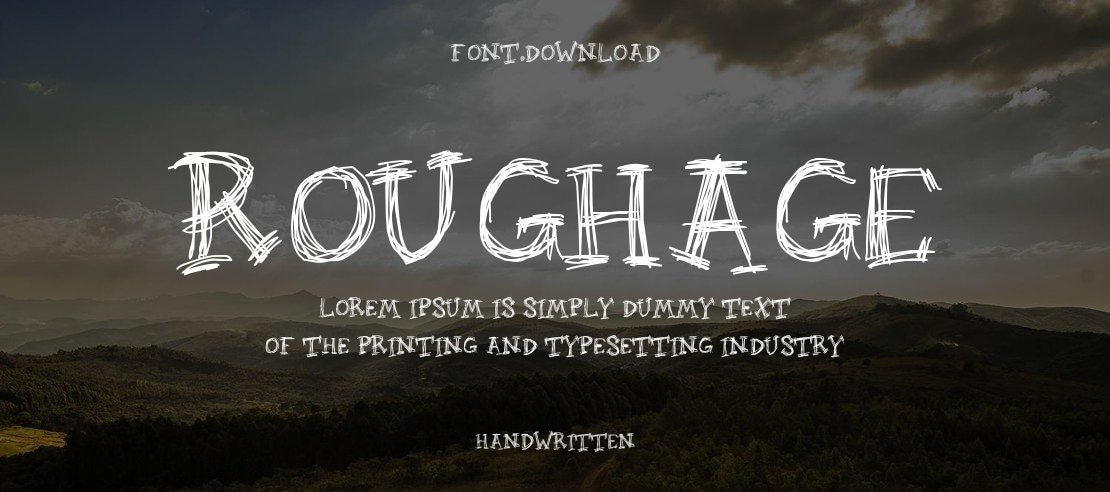 Roughage Font