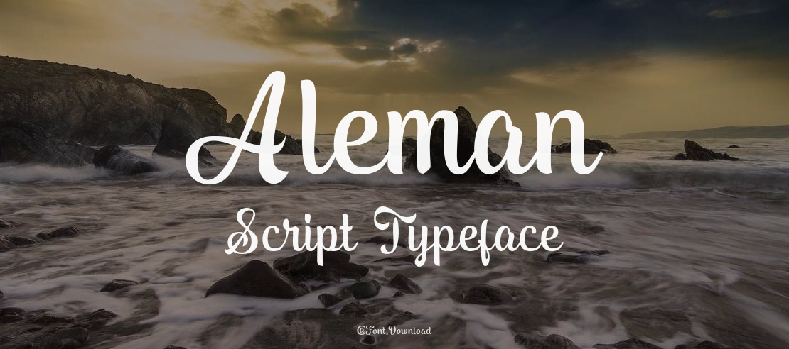 Aleman Script Font