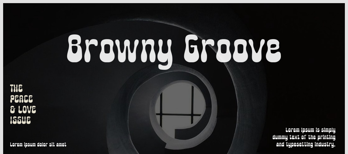 Browny Groove Font