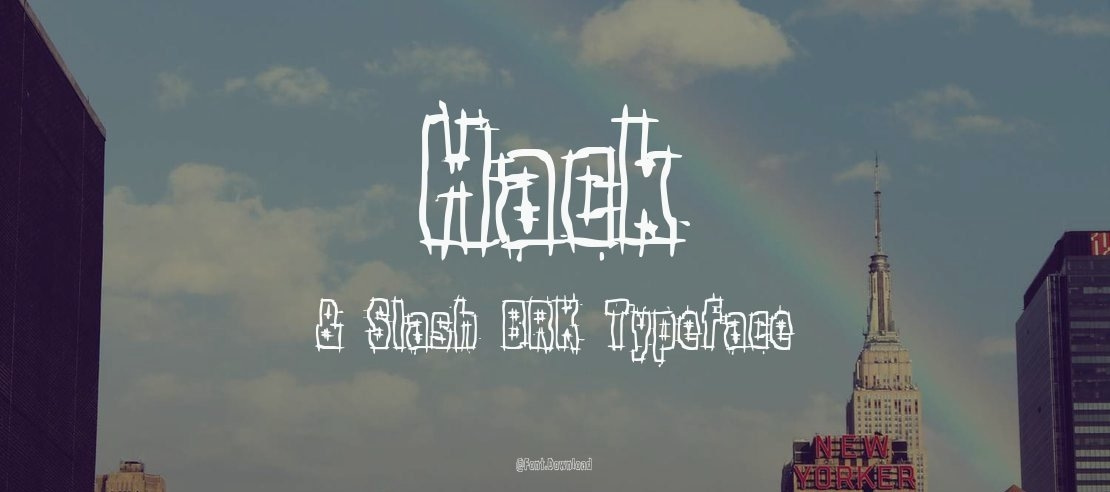 Hack & Slash BRK Font