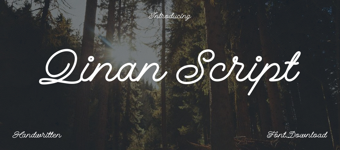 Qinan Script Font