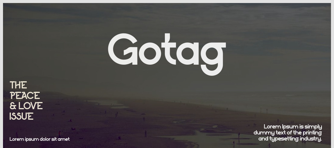 Gotag Font