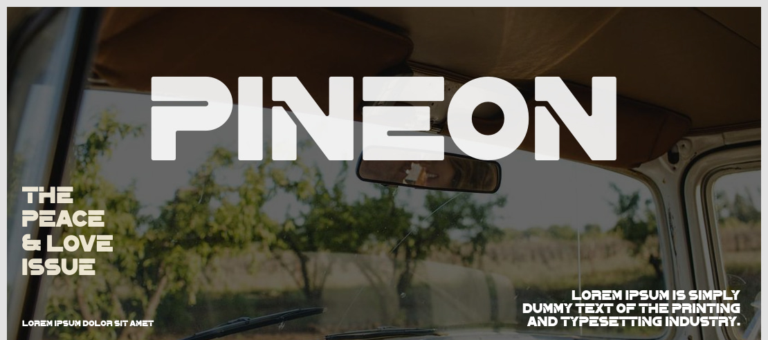 PINEON Font