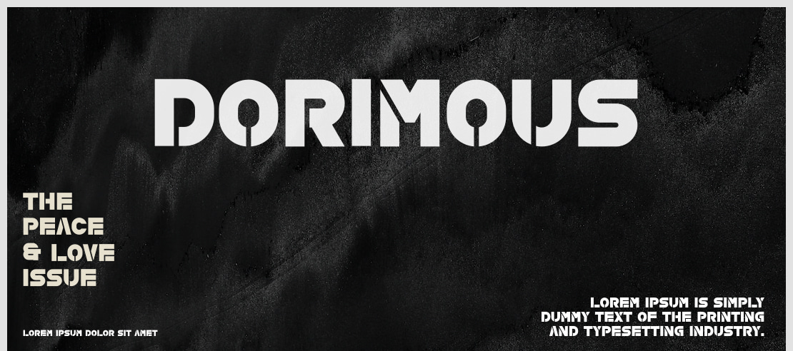 DORIMOUS Font